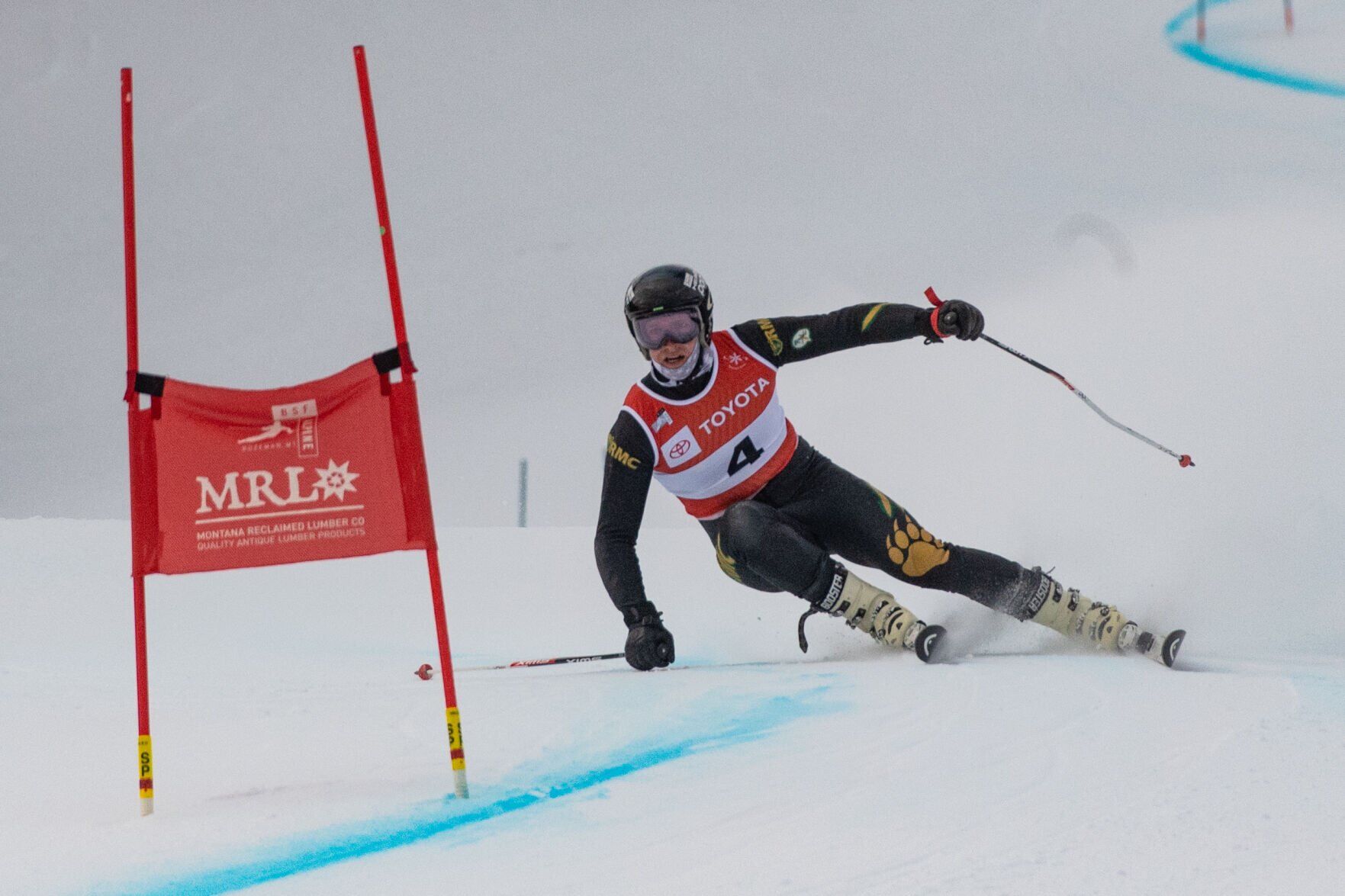 Rocky Mountain College Ski competes at Predator Cup at Bridger Bowl